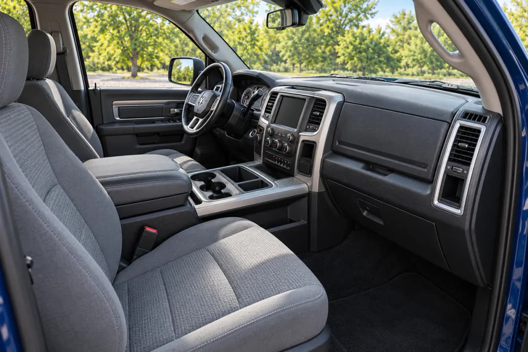 Illustrative vehicle cabin detail